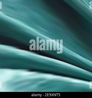 Blau Satin Silky Tuch Stoff Textil Drape mit Crease Wavy Falten Hintergrund.mit sanften Wellen und, winken in den Wind Textur von zerknittertem Papier. Objekt Stockfoto