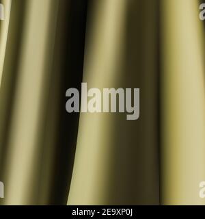 Satin Silky Tuch Stoff Textil Drape mit Crease Wavy Falten Hintergrund.mit sanften Wellen und, winken in den Wind Textur von zerknittertem Papier. Objekt Stockfoto