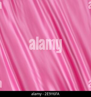 Abstrakt Hintergrund Textur zerknittert Stoff Tuch oder flüssige Wellen von Falten Idee Design rosa. eps 10 Stockfoto
