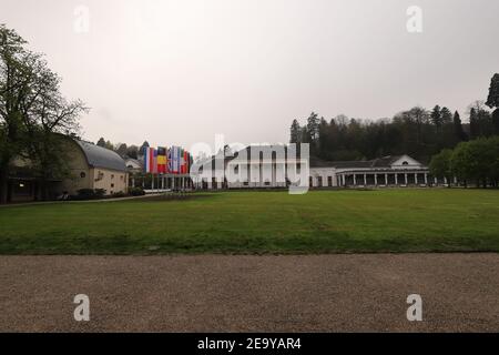 DEUTSCHLAND, BADEN-BADEN, 13. APRIL 2019: Kurhaus Baden-Baden Stockfoto