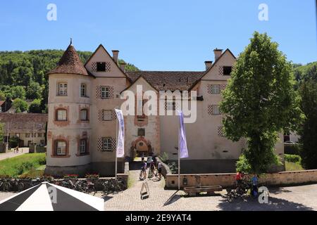 DEUTSCHLAND, ROTTWEIL, SULZ AM NECKAR, GLATT, 02. JUNI 2019: Wasserpalast in Glatt Stockfoto