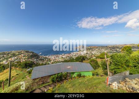 Saint Vincent und die Grenadinen Kingstown anzeigen Stockfoto