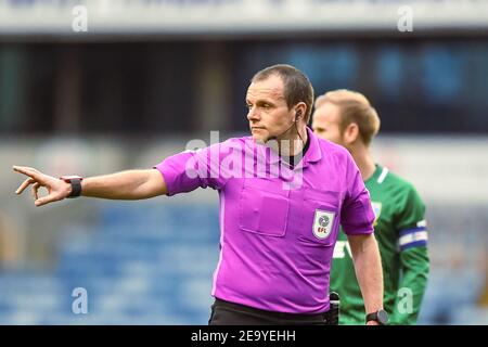 London, Großbritannien. 06th Feb, 2021. Schiedsrichter Geoff Eltringham in London, UK am 2/6/2021. (Foto: Phil Westlake/News Images/Sipa USA) Quelle: SIPA USA/Alamy Live News Stockfoto