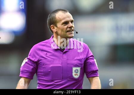 London, Großbritannien. 06th Feb, 2021. Schiedsrichter Geoff Eltringham in London, UK am 2/6/2021. (Foto: Phil Westlake/News Images/Sipa USA) Quelle: SIPA USA/Alamy Live News Stockfoto