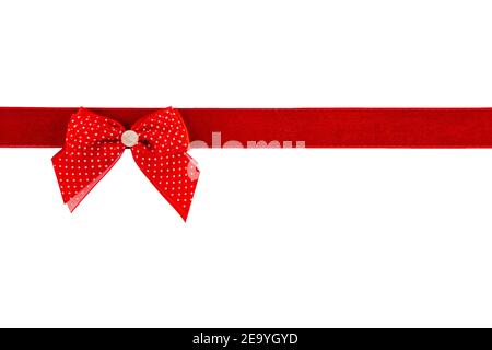 Farbband auf weißem, isoliertem Hintergrund Stockfoto