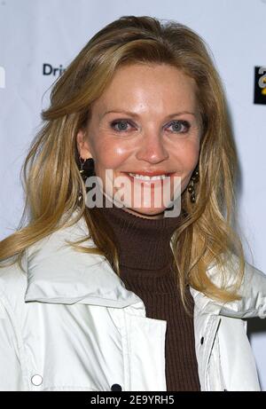 Das Darstellermitglied Joan Allen nimmt am 22. Januar 2005 an der Vorführung "Upside of Anger" beim Sundance Film Festival 2005 in Park City, Utah, Teil. Foto von Lionel Hahn/ABACA. Stockfoto