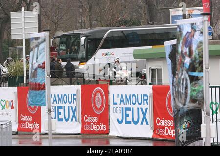 Die IOC-Delegation besucht am 10. März 2005 die Olympischen Spiele in Paris, Frankreich. Foto von Mousse/ABACA. Stockfoto