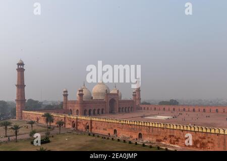 Die Badshahi Moschee, Lahore, Punjab, Pakistan Stockfoto