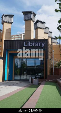 Lanchester Library, Coventry, Großbritannien Stockfoto