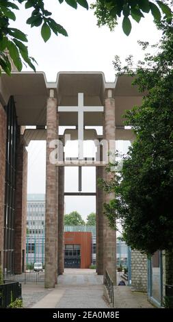 Kreuze der Coventry Kathedrale Stockfoto