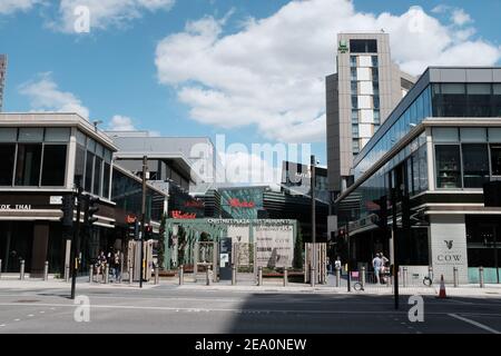 LONDON - 21st. JULI 2020: Einkaufszentrum Stratford Westfield Stockfoto