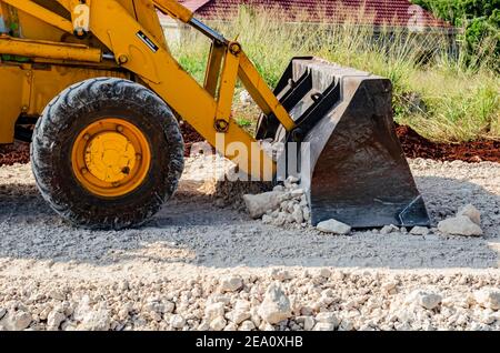 Seite Des Ladereiters Stockfoto