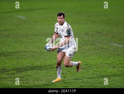 Brentford Community Stadium, London, Großbritannien. Februar 2021, 6th. Gallagher Premiership Rugby, London Irish versus Gloucester; Mark Atkinson of Gloucester Kredit: Action Plus Sports/Alamy Live News Stockfoto