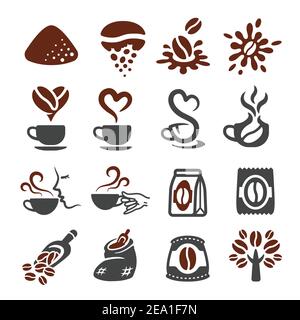 Kaffee-Symbol Stock Vektor