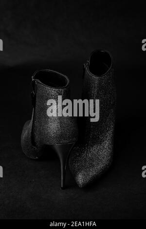 Stiefeletten Mit Absatz Stockfoto