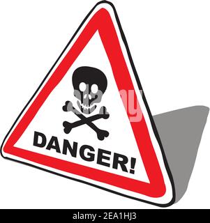 Warnschild Stock Vektor