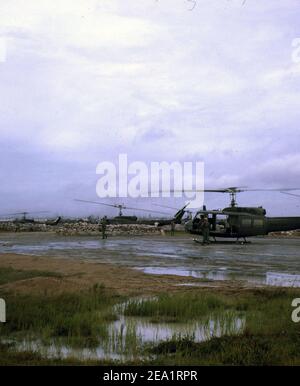 USA Vietnam-Krieg / Vietnamkrieg - 25th Medizinisches Bataillon Cu Chi Stockfoto