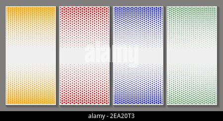 Set von Mustern mit geometrischem Design Stock Vektor