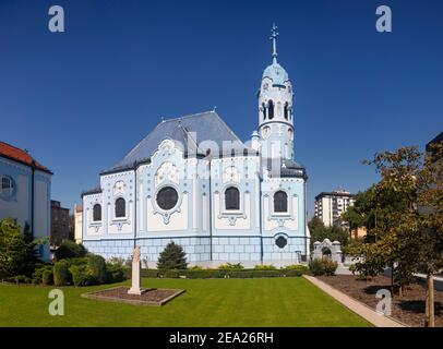 St. Elisabeth Kirche, Blaue Kirche, Secession Stil, Ungarischen Jugendstil, Bratislava, Slowakei Stockfoto