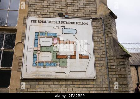 The Royal Victoria Patriotic Asylum, Trinity Road, Wandsworth, London, Großbritannien Stockfoto