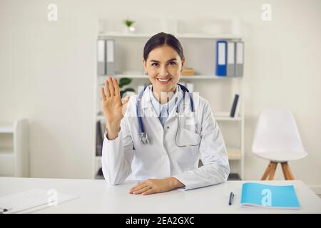 Telemedizin und Online-Medicare-Konzept Stockfoto