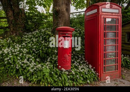 Elsted Village, eingebettet in den South Downs zwischen Midhurst und Petersfield, West Sussex, England, Großbritannien Stockfoto