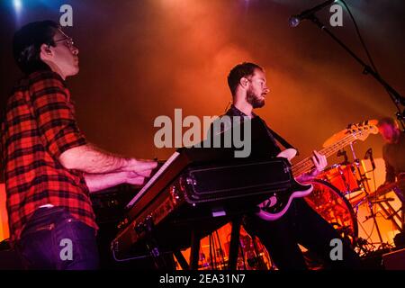 Newcastle Großbritannien: 27th. Februar 2015: Krieg gegen Drogen Live at Newcastle O2 Academy Stockfoto