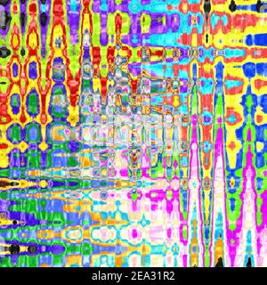 Kreative helle abstrakte Hintergrund, trendige geometrische Regenbogen-Muster, Krawatte Farbstoff-Design Stockfoto