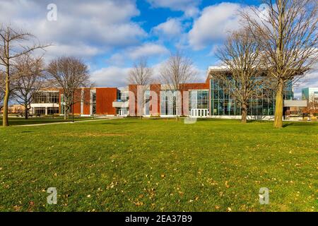 ROCHESTER, MI, USA - NOVEMBER 11: Oakland Center am 11. November 2020 an der Oakland University in Rochester, Michigan. Stockfoto