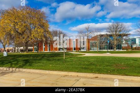 ROCHESTER, MI, USA - NOVEMBER 11: Oakland Center am 11. November 2020 an der Oakland University in Rochester, Michigan. Stockfoto