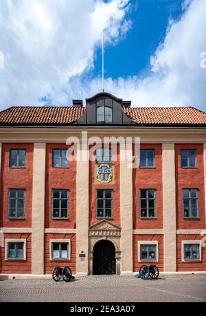 Das Berufungsgericht Gota und das Alte Rathaus in der Stadt Jonkoping Stockfoto