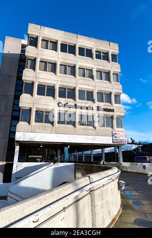 1970s brutalistischer Büroblock Colechurch House vom Architekten E G Chandler in London Bridge, London, UK Stockfoto