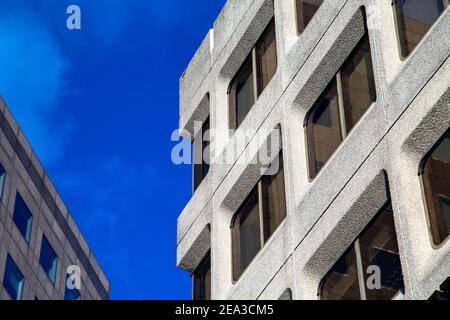 1970s brutalistischer Büroblock Colechurch House vom Architekten E G Chandler in London Bridge, London, UK Stockfoto