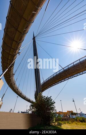 Ponte del Mare, Pescara, Italien Stockfoto