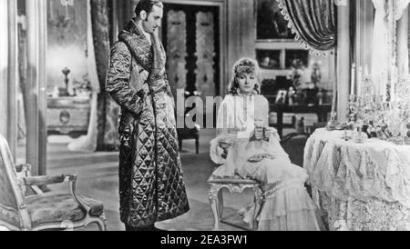 ANNA KARENINA 1935 MGM Film mit Greta Garbo und Fredric March Stockfoto