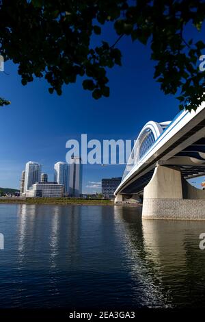 Innenstadt Bratislavas Stockfoto