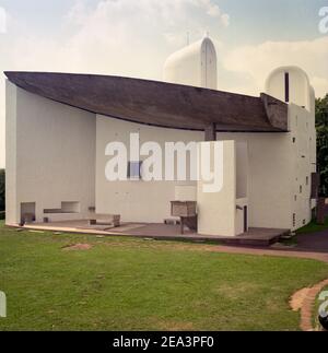 NOTRE DAME DU HAUT, RONCHAMP, FRANKREICH Stockfoto