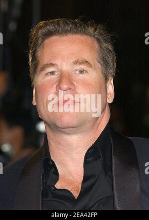 Der US-Schauspieler Val Kilmer kommt am 14. Mai 2005 zur Vorführung des Films 'Kiss Kiss Bang Bang' von Shane Black im Rahmen der Internationalen Filmfestspiele von Cannes 58th in Cannes, Südfrankreich. Foto von Hahn-Klein-Nebinger/ABACA Stockfoto