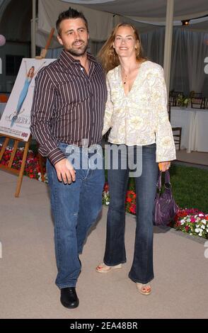 DER US-Schauspieler Matt LeBlanc und Melissa McKnight nehmen am 1. Juni 2005 an der Premiere von HBO's 'The Comeback' im Paramount Theatre in Los Angeles Teil. Foto von Lionel Hahn/ABACA Stockfoto