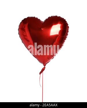 Große Herzförmige Luftballons Riesige Rote Folie Luftballons Valentinstag Liebe Ballon für Hochzeit Engagement Anniversary Party Gunst Stockfoto