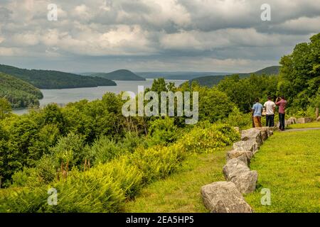 Der Enfield Lookout am Quabbin Reservoir, Massachusetts Stockfoto