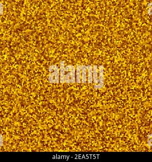 Leuchtende und glänzende Sark Gold Glitter Textur Golden Hintergrund Wallpaper Bild. Stockfoto