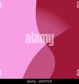 Abstrakte Hintergrund Tapete Design in rosa und roten Farben mit Hintergrundeffekt im Verlaufslook Stockfoto