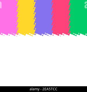Glitched Multicolored gewellte abstrakte Hintergrund-Illustration mit leerem Raum für Text. Stockfoto