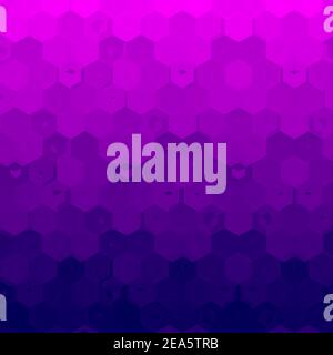 Gradient Lila hexagonal Textur Muster. Abstrakte geometrische Wabenbilder Illustration. Künstlerischer Hintergrund. Stockfoto