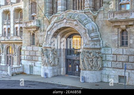 Gellértbad, Budapest Stockfoto