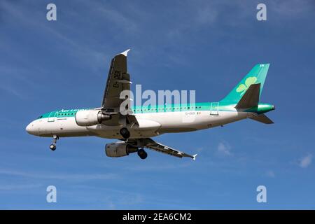 Airbus A320 von Aer Lingus - Irland Stockfoto