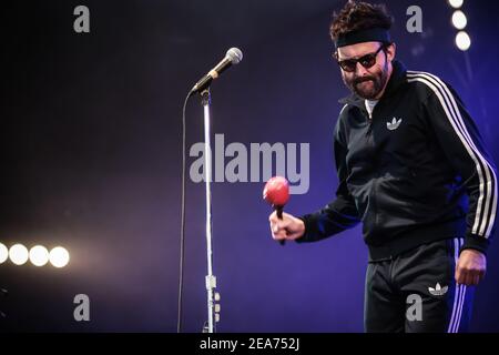 Mark Oliver Everett von Eels spielt live im Wald Bühne am Ende des Road Festivals 2013 Stockfoto