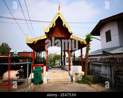 Khlong Bang Luang Canal Pupper Theater Bangkok Thailand Stockfoto