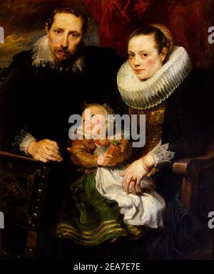 Familienportrait, Anthony van Dyck, 1621, Hermitage State Museum, Sankt Petersburg, Russland Stockfoto